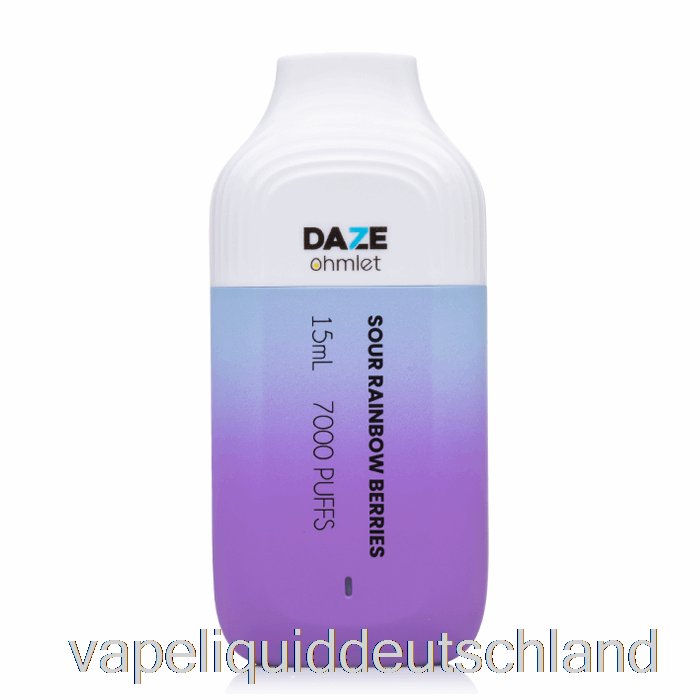 7 Daze Ohmlet 7000 Einweg-Vape-Flüssigkeit Mit Sauren Regenbogenbeeren
